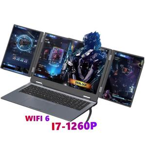 Nuevo Intel <span class=keywords><strong>I7</strong></span> 12th Gen 3 Triple Extended Screen BT 5,2 Notbook PC 16 pulgadas Dual 10,5 pulgadas WIFI 6 RJ45 Gaming PC Laptop - Product Image 1