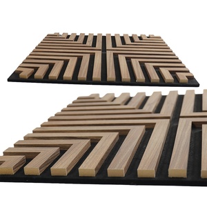 <span class=keywords><strong>3D</strong></span> thiết kế độc đáo DIY tường trang trí hấp thụ âm thanh akupanel sợi polyester <span class=keywords><strong>MDF</strong></span> rãnh sóng Hội Đồng Quản trị bằng Gỗ Acoustic tường Bảng điều chỉnh - Product Image 1