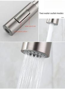 <span class=keywords><strong>Robinet</strong></span> de <span class=keywords><strong>cuisine</strong></span> moderne à poignée unique en acier inoxydable 304 Pomme de douche extractible Mélangeur d'évier d'eau chaude et froide <span class=keywords><strong>Robinet</strong></span> en laiton extensible - Product Image 3