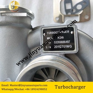 เทอร์โบชาร์จเจอร์ K26 53269886497 5326-988-6497 861260สำหรับเรือทางทะเลของ <span class=keywords><strong>Volvo</strong></span> <span class=keywords><strong>Penta</strong></span> KAD42 AQAD41A AD41P เครื่องยนต์ TAMD41B - Product Image 2