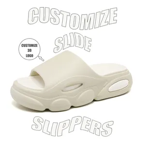 Custom Designer Printed Slides Slippers Customized EVA Soft Embossed Beach Men Slippers For Men For Women