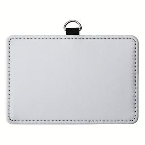 X418 Diy Design Work Id <b>Card</b> Holder Customized Logo Business <b>Card</b> <b>Protector</b> Sublimation Blank Name Badge <b>Card</b> Holder - Product Image 3