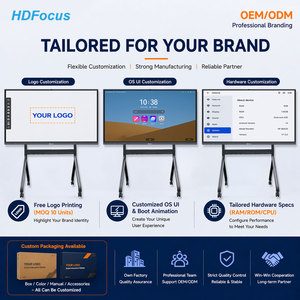 Pizarra Inteligente de 55, 65, 75, 85, 100 y 110 Pulgadas con Pantalla 4K <span class=keywords><strong>para</strong></span> Enseñanza, Reuniones, Pizarra Interactiva, Panel Plano Interactivo - Product Image 2