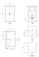 Haut-parleur KP4015G2 - Suivant le modèle précédent, excellente performance vocale, 800W/400W, plage de fréquences 75Hz-20kHz, étanche, en contreplaqué de bouleau, 4 canaux NL4