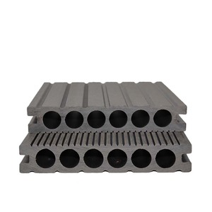 Holz Kunststoff Verbund Hohl bretter Außen boden wpc umwelt freundliche dekorative Terrassen deck Planken - Product Image 6