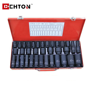 35 Cái Công Cụ Tác Động Không Khí Sâu King Số Liệu 1/2 Cờ Lê Sae Drive Powerfix Bộ Ổ Cắm - Product Image 2