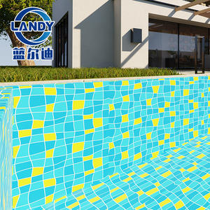 Landy Revêtement de <span class=keywords><strong>piscine</strong></span> creusée en PVC 16X32 Anti UV & Anti Fading Revêtement de <span class=keywords><strong>piscine</strong></span> imperméable pour piscines <span class=keywords><strong>hors</strong></span> sol - Product Image 5