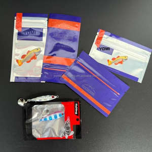 맞춤형 친환경 재활용 식품 등급 지퍼락 낚시 미끼 보관 가방 맞춤형 로고 재사용 가능한 PET 플라스틱 맞춤형 크기 - Product Image 4