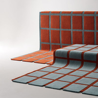 Tapis personnalisé écologique antibactérien, rencontre irrégulière, simple, polyvalent, design artisanal, salon, chambre à coucher