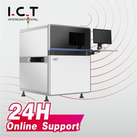 Máquina de Inspección de PCB I.C.T PLC y Engine Core 2D/3D AOI con Lente Telecéntrica y 0.23s/FOV para Líneas SMT/SMD