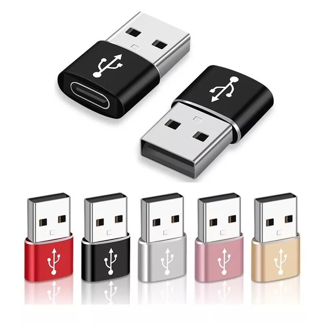 USB 3.0 to USB-C 3.1 Adapter Mini Hi-Speed USB Type C Female to USB Type a Male Fast Charging Data Sync OTG Converter