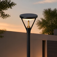 Lampe solaire LED en forme de brique de glace, étanche, pour aménagement paysager, jardin, allée, patio, décoration