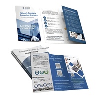 Flyers publicitaires personnalisés, affiches, impression UV, papier couché double adhésif 8 couleurs, pages imprimées personnalisables à deux/trois volets