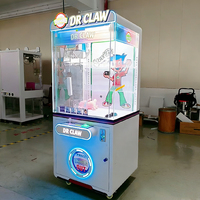 Machine de jeu d'arcade à pièces bon marché pour parc d'attractions, machine à griffes de type distributeur automatique avec accepteur de billets