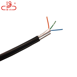 Câble téléphonique autoportant blindé extérieur en cuivre massif à 3 brins avec fil de messager pour <span class=keywords><strong>téléphone</strong></span> <span class=keywords><strong>fixe</strong></span> - Product Image 3