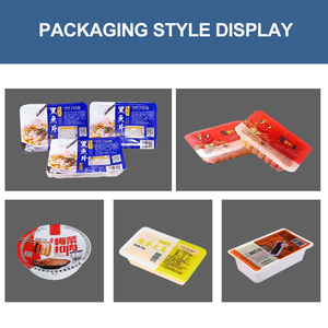 Confezionatrici automatiche multifunzione torta tiramisù spaghetti istantanei di carne sottovuoto vassoio sigillante - Product Image 6