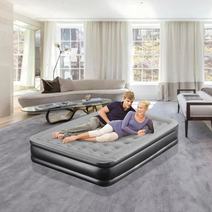 Matelas gonflable de lit d'air de taille double de reine contemporaine meubles gonflables robustes et stables modernes chambre d'école d'hôpital de maison - Product Image 2