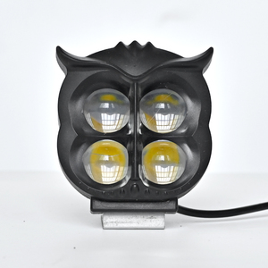 תאורת לד לאופנועים 15W 6000K לבן, 4 עיניים בצורת ינשוף, אביזרי נהיגה, מערכות תאורה, סיטונאי - Product Image 6