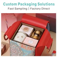 Sac de luxe portable en cuir PU, grand et petit, pour ensemble de vin de mariage, boîte cadeau, emballage de bonbons, sac-boîte en cuir PU