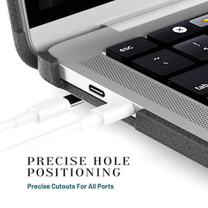 Para <span class=keywords><strong>Mac</strong></span> <span class=keywords><strong>Book</strong></span> <span class=keywords><strong>Pro</strong></span> 13 <span class=keywords><strong>2017</strong></span>/2018/2019/2020/2022 A1706 A1708/A1989/A2159 /A2338 M1/M2 A2289 A2251 funda de TPU para portátil con soporte - Product Image 2