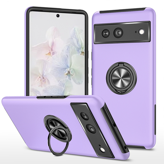 For google Pixel 7 8 Ring Stand Case 2 in 1 Luxury Kickstand Phone Cover for google Pixel 7/8 Pro