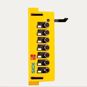 Relais de sécurité SICK UE403 UE403-A0930 Connecteur M12 Montage sur rail DIN Forme de contact SPDT Fabriqué en Allemagne - Product Image 1