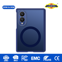 Coque de téléphone magnétique en TPU et PC transparent, ajustement slim, aimant N52, anti-rayures, charge sans fil, coque arrière protectrice pour Galaxy Z Fold8