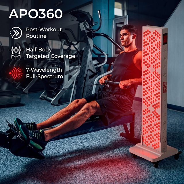 GLPE Red Light Therapy Panel 630-1060nm LED Near Infrared Device for Spa Gym Home Use Pain Relief OEM Custom Logo