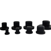 Couvercle de trou de bouchon en silicone Couvercle de trou de panneau de verrouillage rond en plastique Tube de trou en silicone 12mm