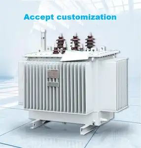 10kV S11 elektrik transformatörü 110v 220v 35kv 440v 480v adım yukarı adım aşağı üç fazlı yağlı transformatör