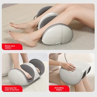 Masseur de pieds à brancher avec compresse chaude, télécommande, contrôle de la minuterie, pétrissage des pieds et des mollets, machine de massage thérapeutique pour la plante des pieds