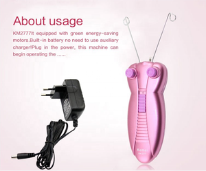 Discount Kemei 2777 Lady <strong>Electric</strong> Epilator Butterfly Face Cotton <strong>Thread</strong> Defeather Epilator Women Facial <strong>Hair</strong> <strong>Remover</strong> <strong>Machine</strong> - Product Image 3