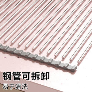 Égouttoir pliable pour évier, lavabo, forme carrée, tapis isolant thermique, support de rangement avec fonction pliable - Product Image 1