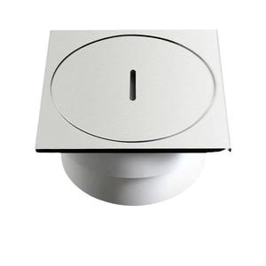 YOTO 25 Check Cleaning Opening 20cm Square Floor <strong>Drain</strong> 304 Stainless Steel Odor-Proof Plug Outdoor DN75/110/160 <strong>Pipe</strong> Light - Product Image 2