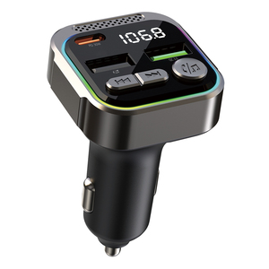 Émetteur FM Bluetooth tout-en-un de la marque WESDAR avec double <span class=keywords><strong>USB</strong></span> et charge rapide PD30W, lecture MP3, écran LED couleur pour voitures - Product Image 1
