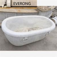 Baignoire rectangulaire en marbre sur mesure à prix abordable