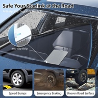 Soporte de ventosa fuerte para salpicadero de coche para Starlink Mini, kit de montaje con ángulo ajustable para antena parabólica estable