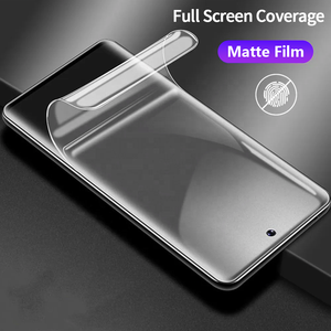 Vente en gros EXW bas <span class=keywords><strong>prix</strong></span> Anti-éblouissement mat TPU Hydrogel Film feuille 3D incurvé protecteur d'écran souple pour téléphones mobiles coupe Machine - Product Image 3