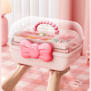 Schattige Bureau <span class=keywords><strong>Organizer</strong></span> <span class=keywords><strong>Kids</strong></span> & Tiener Opslag Haaraccessoires Doos Opbergdoos Kinderen Opbergdoos - Product Image 6