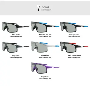 แว่นตาขี่จักรยานโฟโตโครมิกแบบปรับได้แว่นตาป้องกันรังสียูวีสำหรับผู้ชายแว่นกันแดดกีฬากลางแจ้ง - Product Image 3