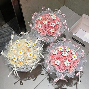 Fleurs séchées Amarante rouge à cinq pétales pour la décoration de vases du Nouvel An chinois, vente en gros - Product Image 4