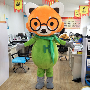 Traje de Mascota de dibujos animados de zorro de diseño personalizado de alta calidad OEM traje de animal de empresa para adultos para fiestas - Product Image 4