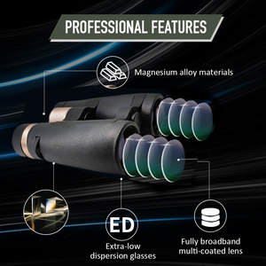 กล้องส่องทางไกลกันน้ำ 10x42 8x42 คุณภาพสูงสำหรับดูนก - Product Image 4