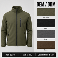 Veste Softshell d'hiver pour homme, col montant, multi-poches, coupe-vent, séchage rapide, respirante, vêtements de travail d'extérieur