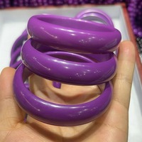 Bracelet artisanal sud-africain Shujia en gros, collier en cristal violet de quartzite et de jade