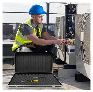 Factory Customizable Aluminum <strong>Briefcase</strong> ODM Universal Shockproof Case for Portable Instrument <strong>Storage</strong> Transport Durable Toolbox - Product Image 3