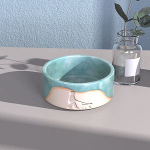 Grosir mangkuk keramik hewan peliharaan kustom mangkuk air dan makanan kualitas tinggi untuk kucing dan anjing mangkuk tempat makan hewan peliharaan - Product Image 6