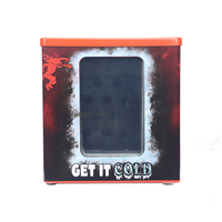 NOUVEAU Réfrigérateur congélateur double bouteille à refroidissement par air LED marbré Fireball Whiskey SD05