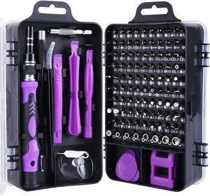 Kit de tournevis magnétique miniature 115-en-1 en gros – Ensemble de réparation multifonction en acier inoxydable – Outil polyvalent et multifonctionnel - Product Image 4