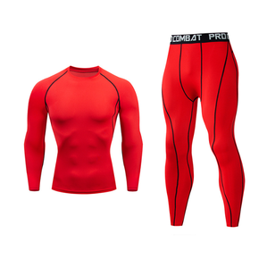 メンズコンプレッショントラックスーツ<span class=keywords><strong>2</strong></span>ピーストレーニングアクティブジムウェアセット長袖フィットネスコンプレッションタイツスーツホットセール2024 New - Product Image 6